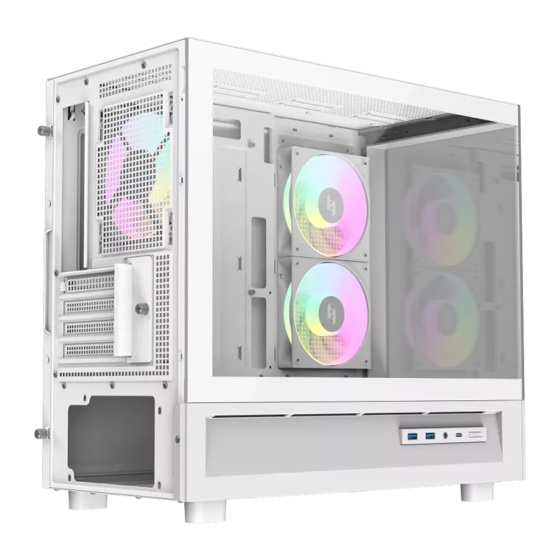 GAMEMAX NEX C31 WH M-ATX/BTF Κουτί Υπολογιστή Λευκό