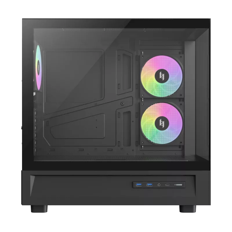 Gamemax NEX C51 BK ATX/BTF Κουτί Υπολογιστή