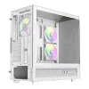Gamemax NEX C51 WH ATX/BTF Mid Tower Κουτί Υπολογιστή Λευκό