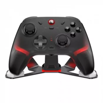 GameSir Cyclone 2 Tri-Mode Ασύρματος Χειριστήριο Gaming με Hall-Effect Μοχλούς και Σκανδάλες, Φωτισμός RGB, Προγραμματιζόμενα Πίσω Κουμπιά, 6-Άξονος Γυροσκόπιο, Μπαταρία 20h - Μαύρο