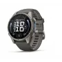 Garmin Fenix 9 – 43mm, Τιτάνιο με Λουράκι Σιλικόνης Pebble Grey