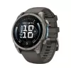 Garmin Fenix 9 – 47mm Titanium με Pebble Grey Σιλικόνης λουράκι
