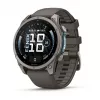 Garmin Fenix 9 – 47mm Titanium με Pebble Grey Σιλικόνης λουράκι