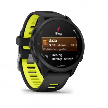 Garmin FORERUNNER 170 Μαύρο με μαύρο/κιτρινωπό λουράκι