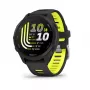 Garmin Forerunner 170 Music, Μαύρο με Μαύρο/Κίτρινο Λουράκι