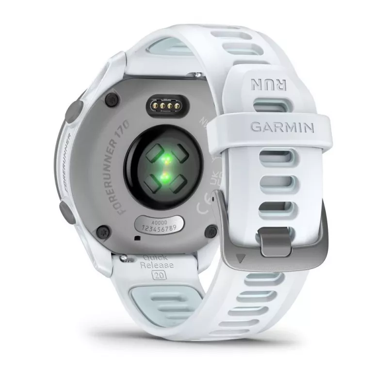 Garmin Forerunner 170 Music, Whitestone με Λουράκι Whitestone/Cloud Blue