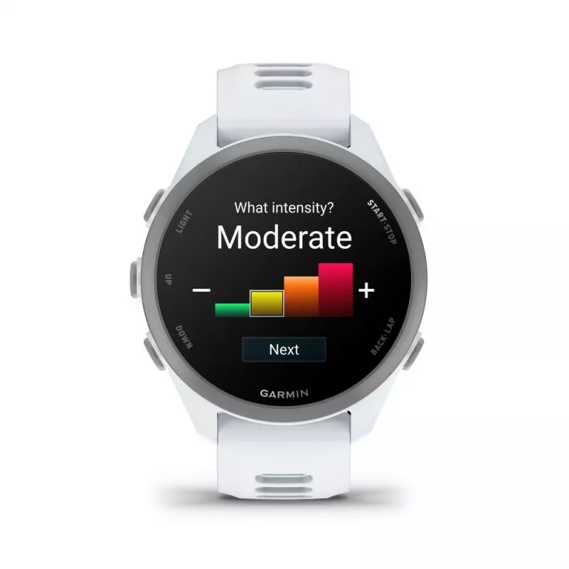 Garmin Forerunner 170 Music, Whitestone με Λουράκι Whitestone/Cloud Blue