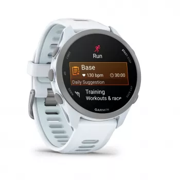Garmin Forerunner 170 Music, Whitestone με Λουράκι Whitestone/Cloud Blue