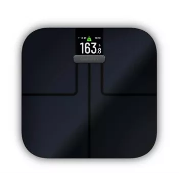 Garmin Index S2 έξυπνη ζυγαριά Μαύρο με Wi-Fi, σύσταση σώματος, 16 προφίλ χρηστών
