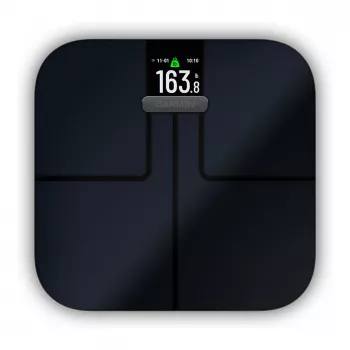 Garmin Index S2 έξυπνη ζυγαριά Μαύρο με Wi-Fi, σύσταση σώματος, 16 προφίλ χρηστών