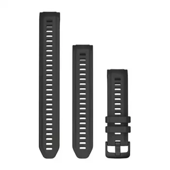 Garmin QuickFit 20 Σιλικονούχο λουράκι για Instinct 2S, γραφίτης