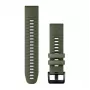 Garmin QuickFit 22mm σιλικόνης λουράκι σκούρο πράσινο/γκρι 010-13280-07