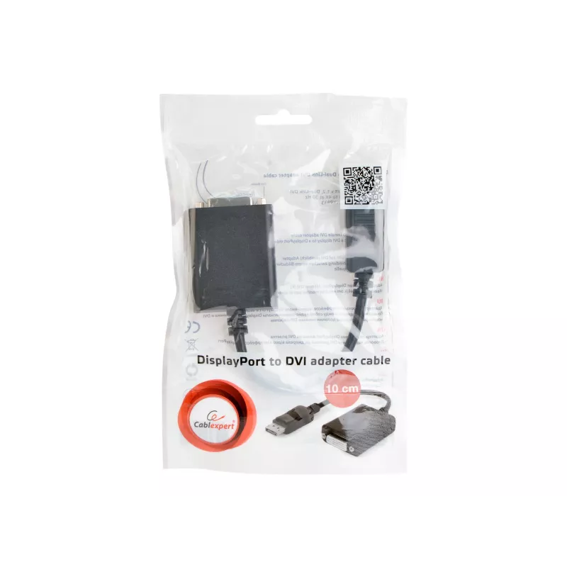 Gembird Cablexpert Προσαρμογέας DisplayPort σε DVI-D (βύσμα αρσενικό)