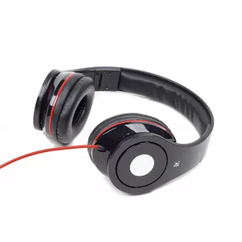 Gembird Detroit Ενσύρματο Over-Ear Headset με Μικρόφωνο βραχίονα, Μαύρο