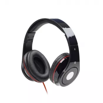 Gembird Detroit Ενσύρματο Over-Ear Headset με Μικρόφωνο βραχίονα, Μαύρο