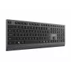 Gembird KB-MCH-06 Slim Ενσύρματο πολυμεσικό πληκτρολόγιο με προσαρμογέα Type-C, US-Layout, Μαύρο