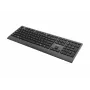Gembird KB-MCH-06 Slim Ενσύρματο πολυμεσικό πληκτρολόγιο με προσαρμογέα Type-C, US-Layout, Μαύρο