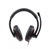 Gembird MHS-001 Στερεοφωνικό Headset με Ρύθμιση Έντασης, Ενσύρματο, Over-Ear, Μαύρο
