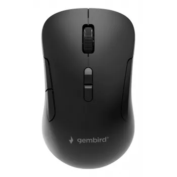 Gembird MUSW2-7B-01 Dual-Mode ασύρματο ποντίκι (2.4G + Bluetooth), 1600 DPI, 7 κουμπιά, Μαύρο