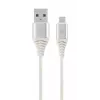 GEMBIRD Καλώδιο USB 2.0 σε Micro-USB 1m μαύρο/λευκό