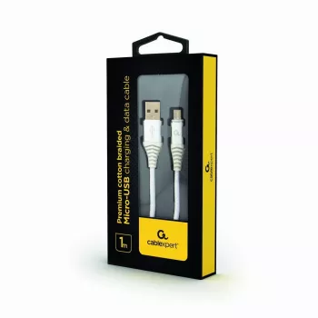 GEMBIRD Καλώδιο USB 2.0 σε Micro-USB 1m μαύρο/λευκό