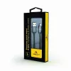 Gembird Καλώδιο USB-A σε Lightning, Premium Σπειροειδές Μέταλλο, 1m, Metallic Grey