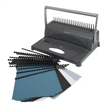 Genie CB 850 Χειροκίνητη μηχανή βιβλιοδεσίας comb, 350 φύλλα, μαύρη