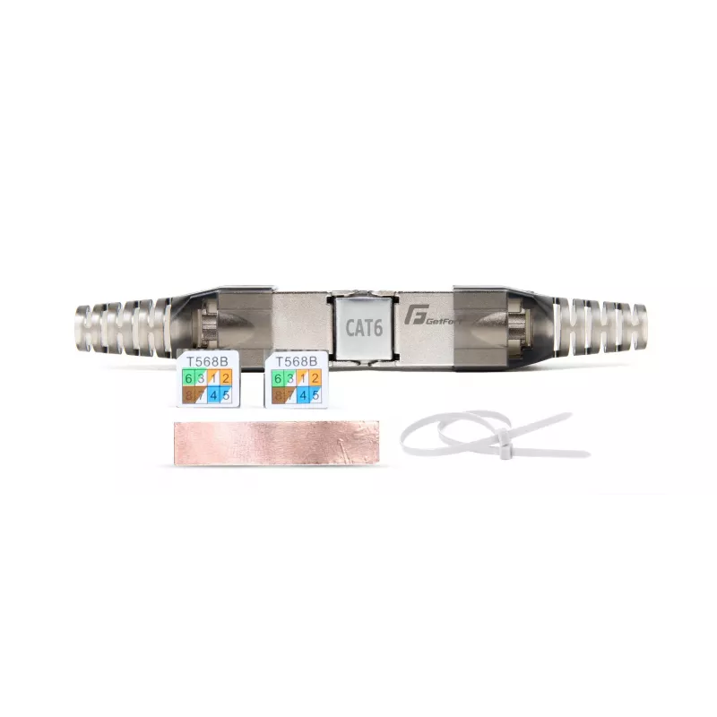 GETFORT 58459 Cat.6 UTP Tool-less RJ45 Keystone Jack, Λευκό