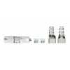 GETFORT 58460 CAT.6A Μονάδα Keystone Jack RJ45 Θωρακισμένη Χωρίς Εργαλεία