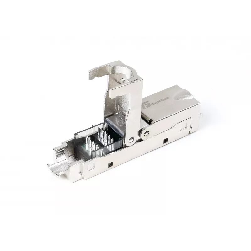 GETFORT 58460 CAT.6A Μονάδα Keystone Jack RJ45 Θωρακισμένη Χωρίς Εργαλεία