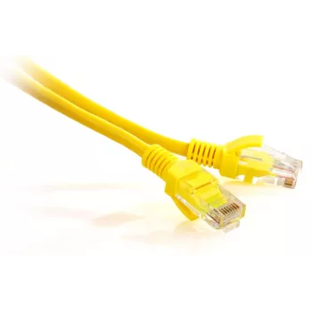 GETFORT Cat.5e UTP Patchkabel 5m κίτρινο RJ45 Gigabit Ethernet