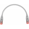 GETFORT Cat.6A S/FTP LSOH Καλώδιο Patch 0,25 m Γκρι