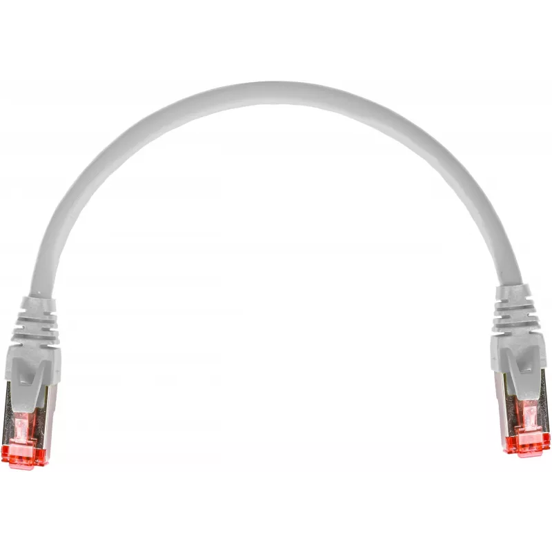 GETFORT Cat.6A S/FTP LSOH Καλώδιο Patch 0,25 m Γκρι