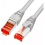GETFORT Cat.6A S/FTP LSOH Καλώδιο Patch 0,25 m Γκρι