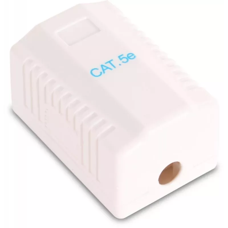 GETFORT GF-1G5EFTP θωρακισμένο επιτοίχιο RJ45 module Cat.5e, λευκό