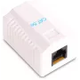 GETFORT GF-1G5EFTP θωρακισμένο επιτοίχιο RJ45 module Cat.5e, λευκό