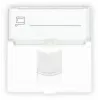 GETFORT GF-2MOD-1G 2-μονάδων RJ45 module δεδομένων 45x45mm Cat.6 UTP λευκό