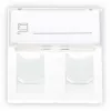 GETFORT GF-2MOD-2G Mosaic 2-Port RJ45 Cat.5e Μονάδα δικτύου, 45x45mm, Λευκό