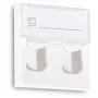 GETFORT GF-2MOD-2G Mosaic 2-Port RJ45 Cat.5e Μονάδα δικτύου, 45x45mm, Λευκό