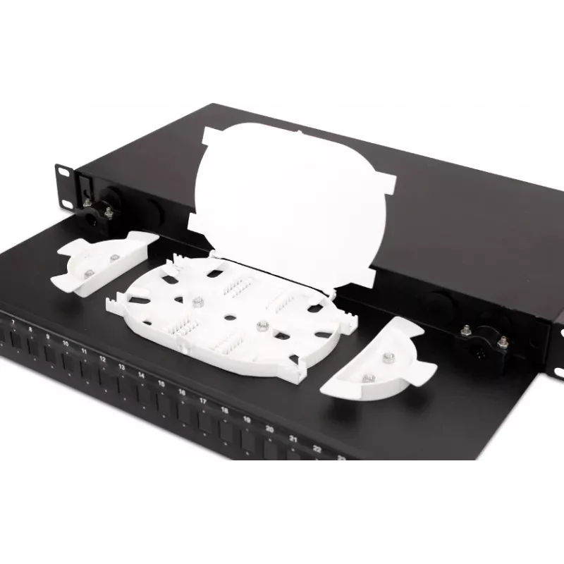 GETFORT GF-FO04-SX 1U 19 inch 24xSC Simplex σταθερό patch panel οπτικών ινών