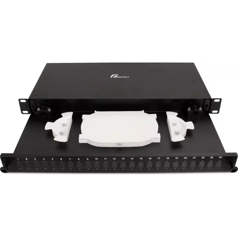 GETFORT GF-FO04-SX 1U 19 inch 24xSC Simplex σταθερό patch panel οπτικών ινών