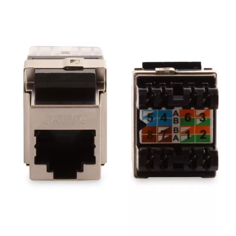 GETFORT GF-K5EFTP Cat.5e FTP θωρακισμένο Keystone module RJ45