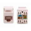 GETFORT GF-K5EUTP Μονάδα Keystone Cat.5e UTP RJ45, λευκό