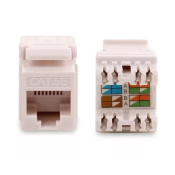 GETFORT GF-K5EUTP Μονάδα Keystone Cat.5e UTP RJ45, λευκό
