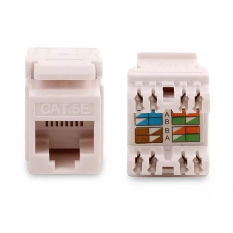 GETFORT GF-K5EUTP Μονάδα Keystone Cat.5e UTP RJ45, λευκό