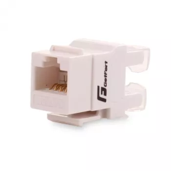 GETFORT GF-K5EUTP Μονάδα Keystone Cat.5e UTP RJ45, λευκό