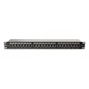 GETFORT PGF-6FTP24-B6 Patch Panel FTP Cat.6 24-Port 19 ιντσών 1U μαύρο
