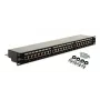 GETFORT PGF-6FTP24-B6 Patch Panel FTP Cat.6 24-Port 19 ιντσών 1U μαύρο