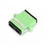 GETFORT SC/APC Duplex Προσαρμογέας οπτικών ινών, Singlemode, Πράσινο, Τοποθέτηση σε πάνελ με φλάντζα