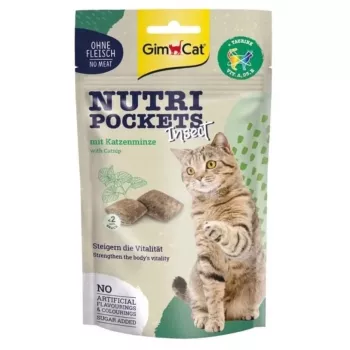GimCat Nutri Pockets Έντομο με γατόχορτο 60g